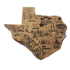 Texas Bamboo Cutting Boards for Kitchen